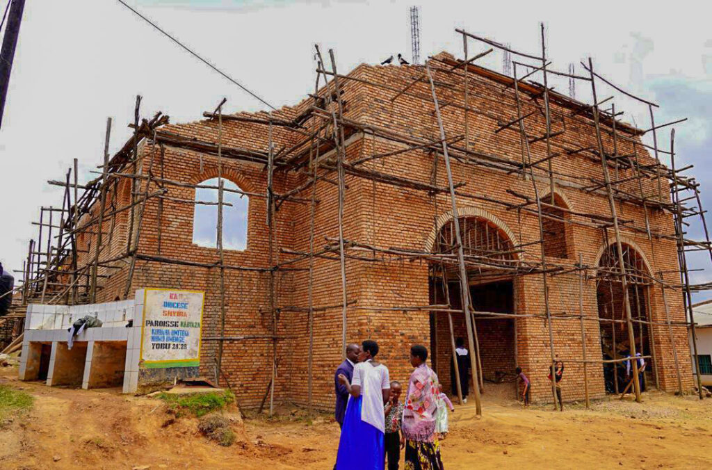 Kabyaza Parish under construction